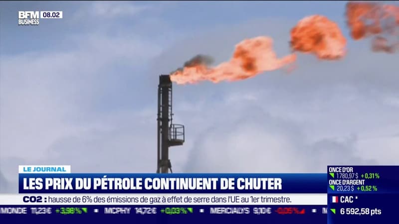 Les prix du pétrole continuent de chuter