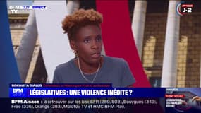 Rokhaya Diallo sur les violences pendant la campagne des législatives: "Cette brutalisation va au delà des militants"