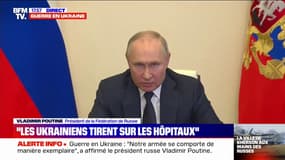 Pour Vladimir Poutine, l'opération militaire en Ukraine "se déroule selon le plan"