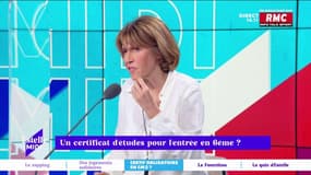 Zemmour veut rétablir le certificat d'études à l’entrée en 6ème : "Il ne faut pas le faire à la fin du CM2, il faut le faire plus tôt et plus régulièrement" juge Catherine Rambert. 