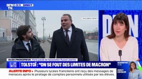 Propos de Tolstoï: "En tant que russe, j'ai honte de voir des personnages aussi grossiers" affirme Olga Prokopieva, porte-parole de l'association Russie-Libertés