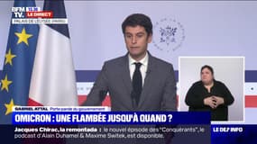 Gabriel Attal: "Il n'y a pas de fétichisme pour le pass vaccinal (...) dès qu'on pourra se débarrasser de cet outil, on s'en débarrassera"