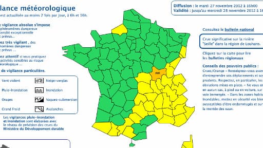 C'est surtout le bassin de la Seille, dans les environs de Louhans et Frangy-en-Bresse, qui est concerné par cette alerte.