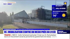 Beaumont-sur-Oise: mobilisation de parents d'élèves contre l'implantation d'un mcdo près d'un lycée
