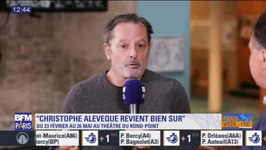 Scène sur Seine : L'interview de Christophe Alévêque, à l'affiche de "Christophe Alévêque revient bien sûr" au théâtre du Rond-Point
