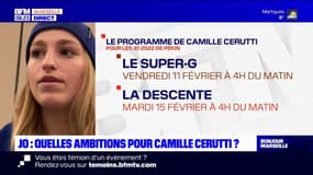 JO d'hiver: la skieuse alpine originaire de Marseille Camille Cerutti donne de ses nouvelles à Pékin