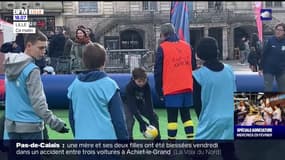Lille: un village rugby installé sur la Grand'Place à l'occasion des Six Nations