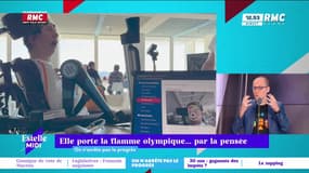 On n'arrête pas le progrès : Elle porte la flamme olympique... par la pensée - 26/06