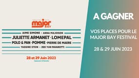A gagner : vos places pour le festival Major Bay (Lomepal, Polo & Pan, Juliette Armanet...)