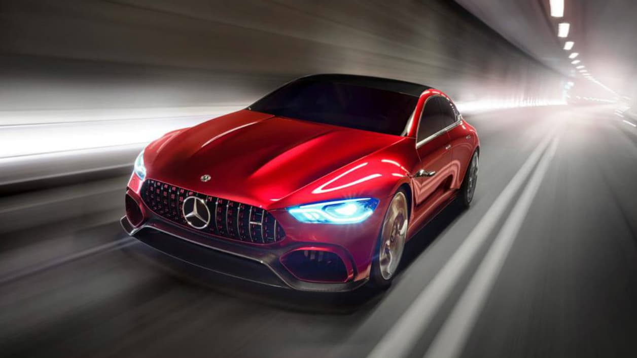 815 chevaux, c'est la puissance totale affichée par cette Mercedes AMG GT Concept. 815 chevaux, c'est la puissance totale affichée par cette Mercedes AMG GT Concept.