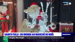 Alpes-de-Haute-Provence: les visiteurs nombreux au marché de Noël de Sainte-Tulle