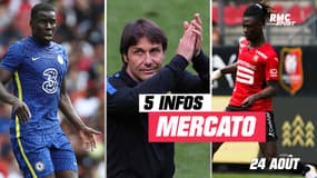 Zouma, Conte, Camavinga... Les 5 infos mercato du 24 août à la mi-journée