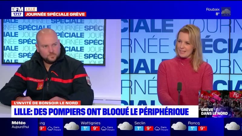 Nord: les pompiers bloquent le périphérique lillois pour dénoncer le manque de personnel
