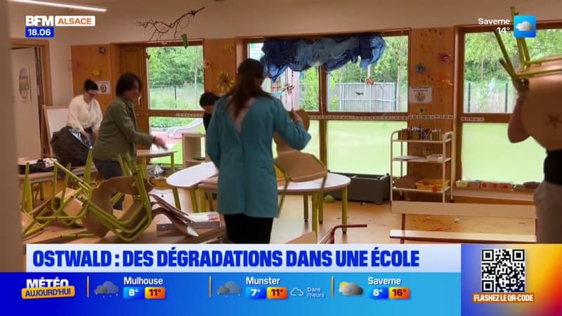 Ostwald: la rentrée reportée après des dégradations dans une école maternelle