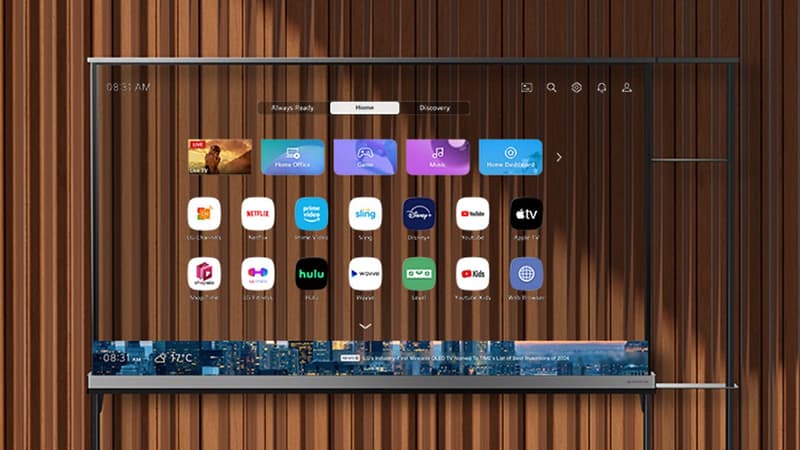 Pour Noël, LG lance une TV transparente futuriste... à 60.000 dollars