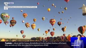 Le festival de montgolfières d'Albuquerque, aux États-Unis, a débuté dimanche