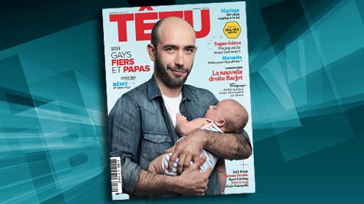 La couverture du magazine Têtu pour son édition de juin.