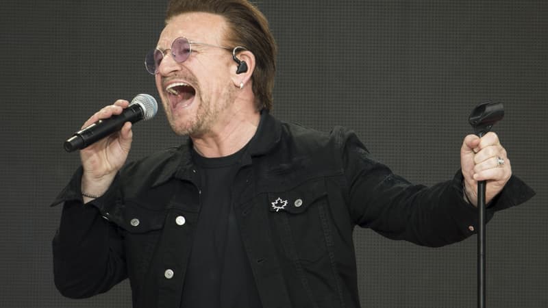 Bono sur scène en 2017