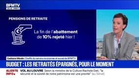 Budget 2026: les retraités épargnés pour le moment 
