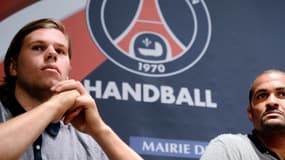 Mikkel Hansen, meilleur joueur du monde en 2011, et Didier Dinart, patron de la défense des Experts, ont rejoint le PSG handball cette saison
