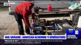 Var: l'association Aidocean a acheminé et mis en route 9 générateurs en Ukraine