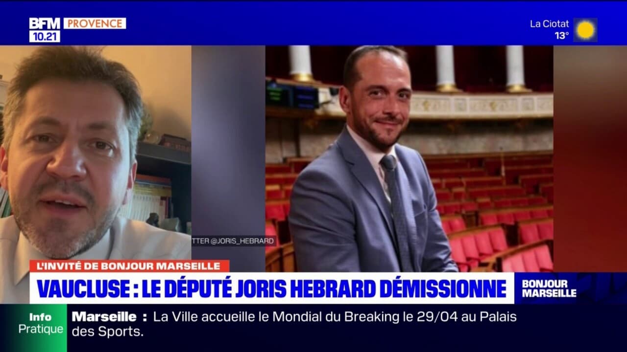 Vaucluse: le député Joris Hébrard quitte l'Assemblée nationale
