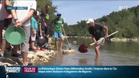 "Sentiers d’été": en quête d’or en suivant le Gardon vers le Sud 
