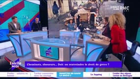 Doit-on restreindre le droit de grève dans certains secteurs ? "Il y a un problème de management, ce n'est pas possible d'en arriver à faire grève pour des problèmes futiles" pense Laure Closier.