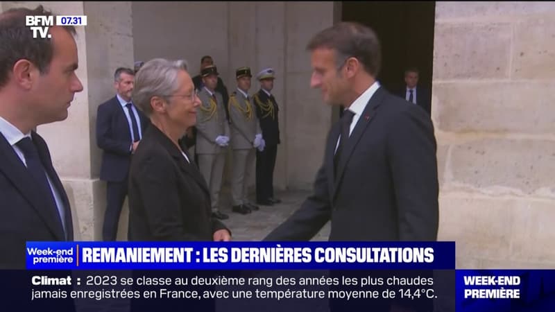 Remaniement: les dernières consultations d'Emmanuel Macron
