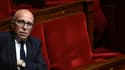 Le chef du parti d'opposition de droite LR Eric Ciotti assiste à une séance de questions au Premier ministre à l'Assemblée nationale à Paris le 10 avril 2024.
