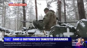 Guerre en Ukraine: dans le quotidien des tankistes sur le front