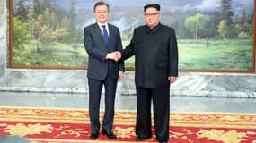 Rencontre entre Moon Jae-in et Kim Jong Un le 26 mai 2018