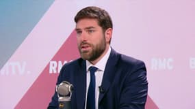 Le ministre de la Ville et du Logement Vincent Jeanbrun le mardi 25 novembre 2025 sur le plateau de BFMTV/RMC.