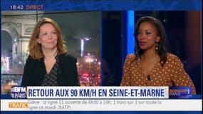 Retour aux 90 km/h en Seine-et-Marne: "le département prend le contre pied de ce qui a été décidé sans dialogue par le gouvernement", estime Alexandra Legendre, porte-parole de la ligue de défense des conducteurs