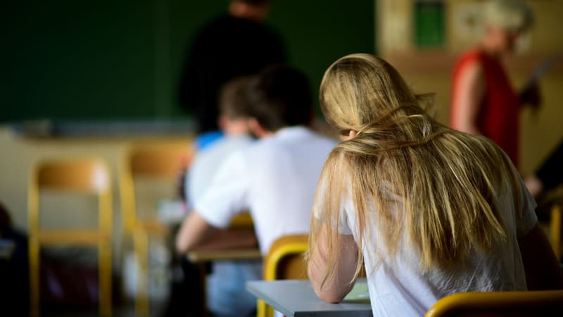 Des élèves planchent sur le bac. Photo d'illustration