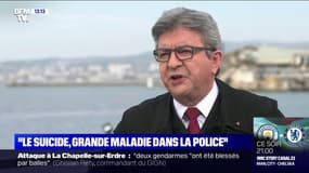 Jean-Luc Mélenchon: "Il y a une grande maladie dans la police aujourd’hui, c’est le suicide"