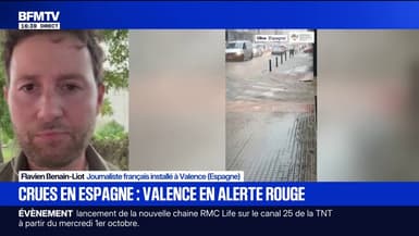 Crues en Espagne: Valence en alerte rouge, 11 mois après les inondations meurtrières d'octobre 2024