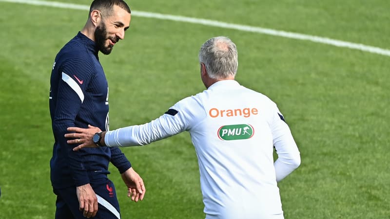 Équipe de France: Benzema voit en Deschamps "un grand sélectionneur"