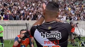 Dimitri Payet présenté au public de Vasco de Gama, le 20 août 2023.