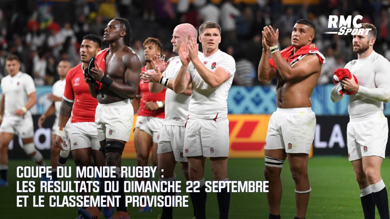 Coupe Du Monde Rugby Les Resultats Du Dimanche 22 Septembre Et Le Classement Provisoire