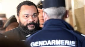 Dieudonné au tribunal correctionnel de Paris le 28 janvier 2015