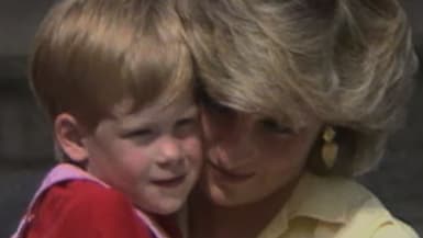 La princesse Diana et son fils, dans le documentaire Harry & Meghan.