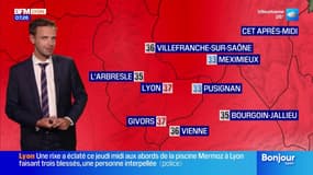 Météo: l'Ouest du Rhône pourrait voir quelques orages débarquer dans l'après-midi, jusqu'à 37°C à Lyon