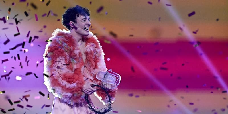 Nemo, grand vainqueur du concours Eurovision 2024, le 11 mai 2024