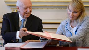 Jean-Claude Gaudin et Margarita Louis-Dreyfus