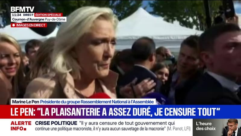 Marine Le Pen dit 