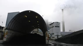 Cette photo montre une partie de la centrale à charbon Emile-Huchet, à Saint-Avold, en Moselle, le 29 novembre 2022