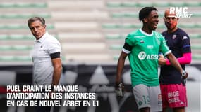 "On est toujours dans le « on verra bien »" : Puel craint le manque d'anticipation des instances en cas de nouvel arrêt en L1