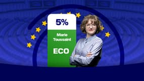 Le résultat de Marie Toussaint (Écologistes) aux élections européennes.