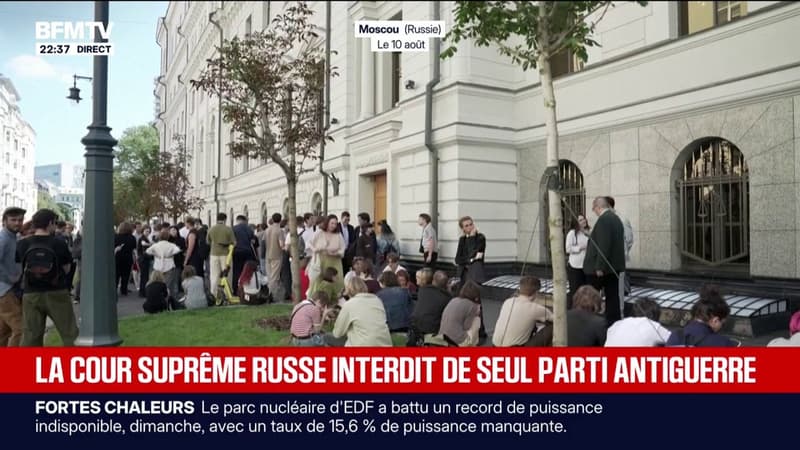 La Cour suprême russe interdit au seul parti antiguerre de participer aux élections législatives